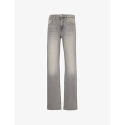  7 For All Mankind Tess straight-leg mid-rise stretch-denim jeans