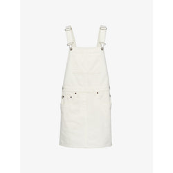  Prada Dungaree-style denim mini dress