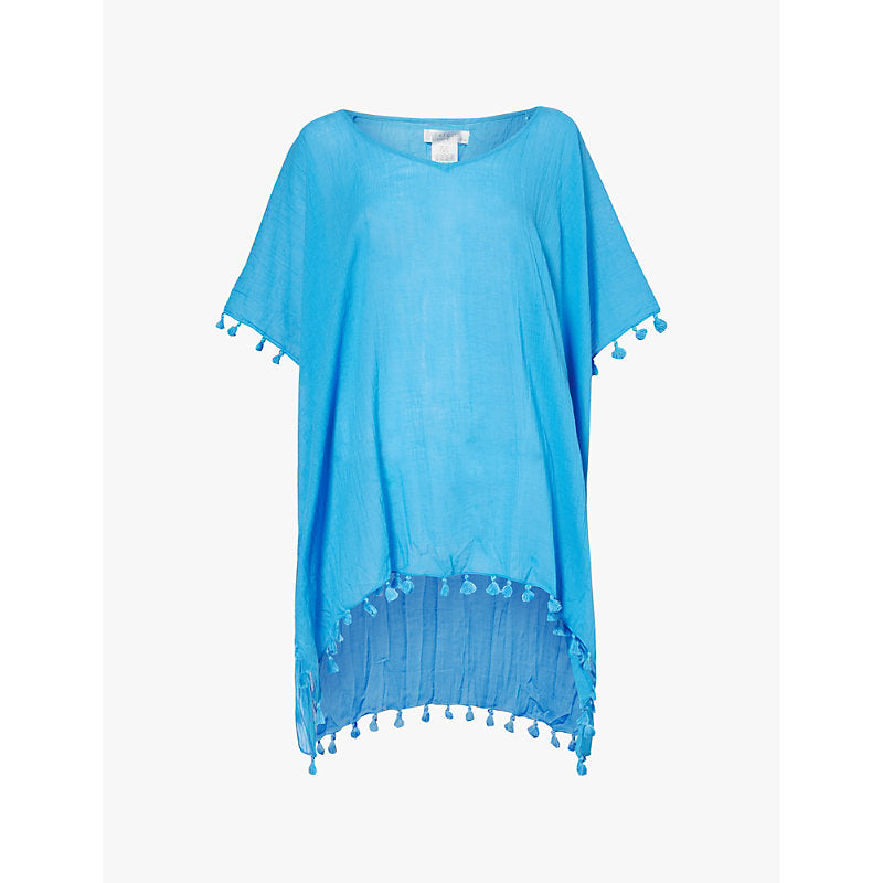  Seafolly Relaxed-fit cotton kaftan