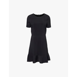  Stella Mccartney Iconic round-neck short-sleeve stretch-woven midi dress