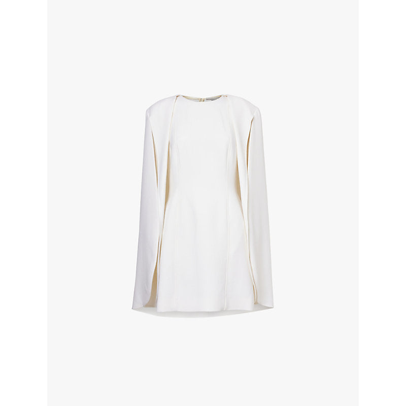 Stella Mccartney Cape-panel sleeveless woven mini dress | STELLA MCCARTNEY