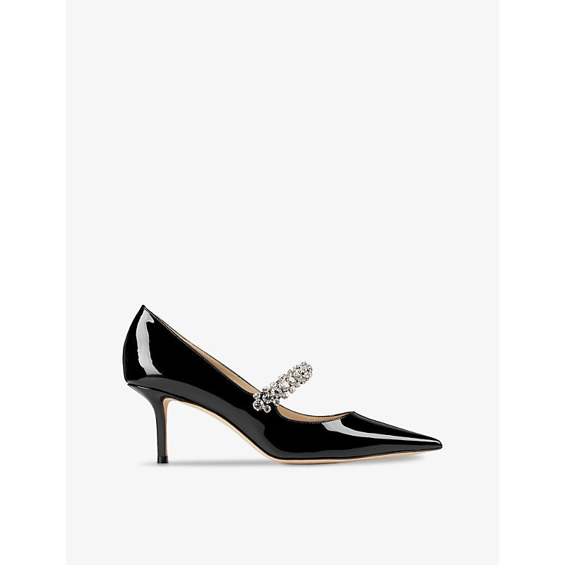 Jimmy Choo Bing 65 patent-leather heeled mules