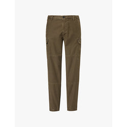  Tommy Hilfiger Flap-pocket straight-leg stretch-cotton trousers