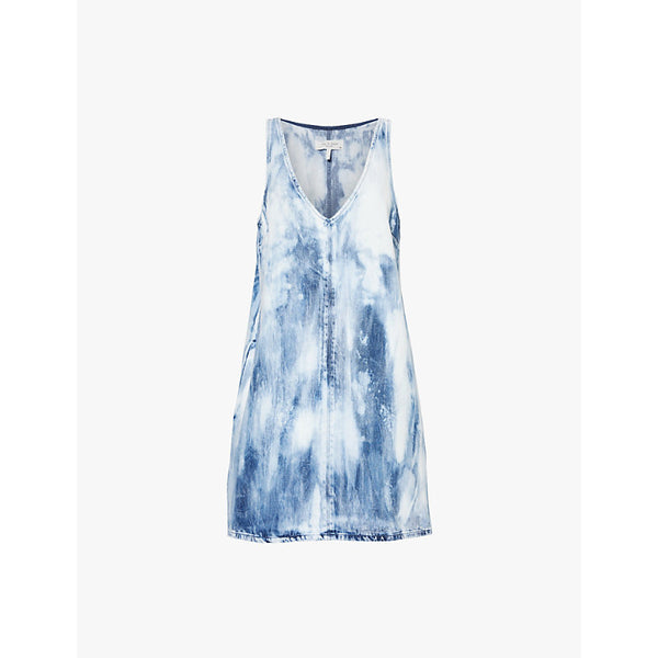 Rag & Bone Naia tie-dye denim mini dress