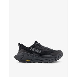 Hoka Skyline-Float X breathable woven mid-top platform trainers