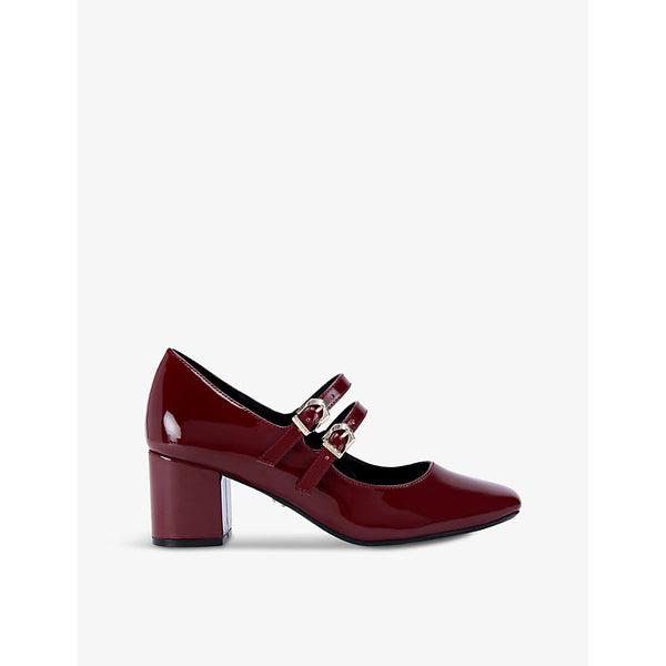  Carvela Harper mary-jane heeled patent-leather pumps