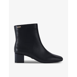 Womens Carvela Rene logo-badge heeled leather ankle boots