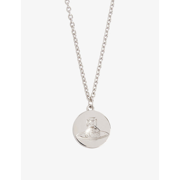 Vivienne Westwood Janus Orb-engraved 925 sterling silver pendant necklace