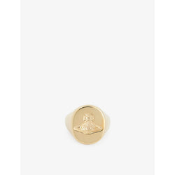  Vivienne Westwood Seal gold-plated sterling-silver ring