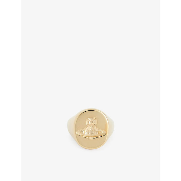  Vivienne Westwood Seal gold-plated sterling-silver ring