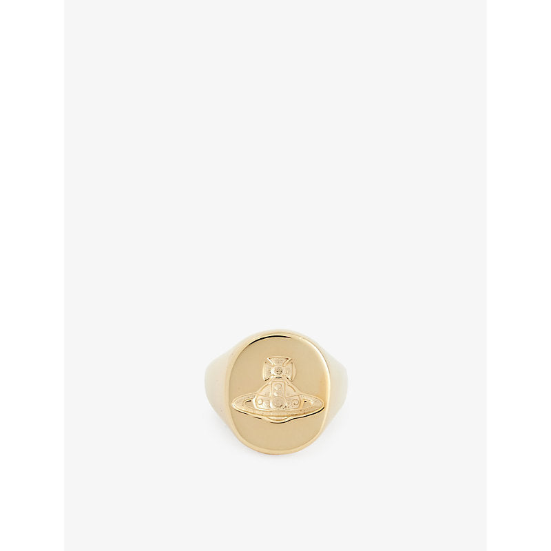  Vivienne Westwood Seal gold-plated sterling-silver ring