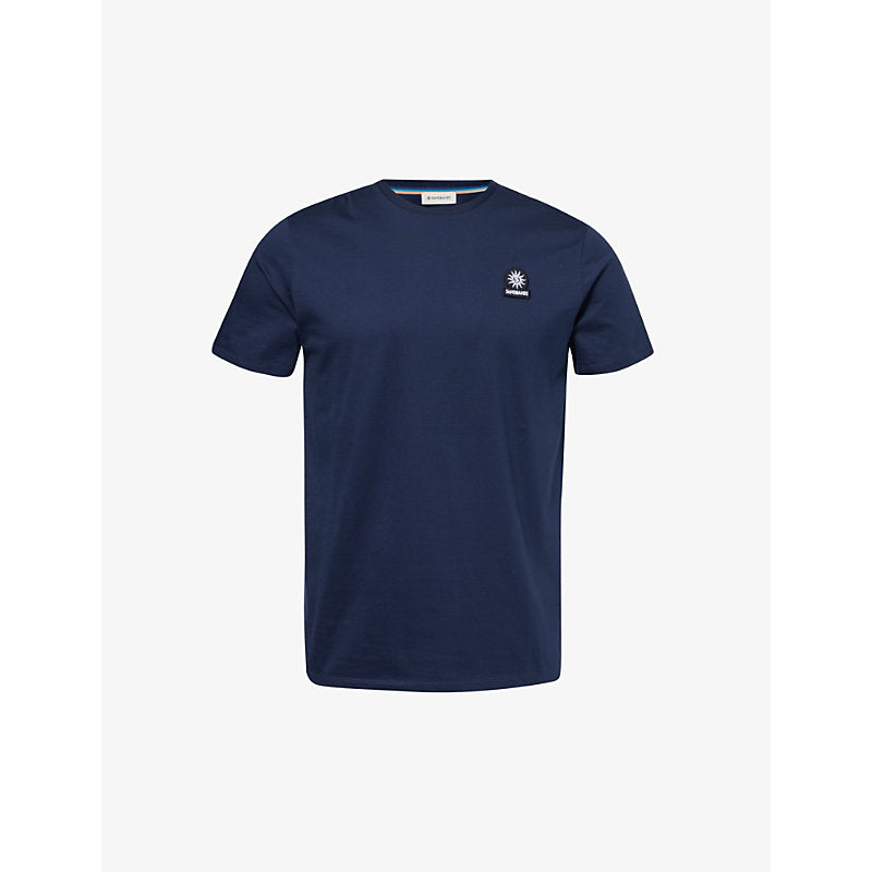  Sandbanks Brand-badge organic-cotton jersey T-shirt