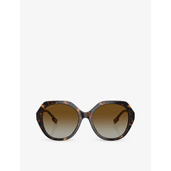 Womens Burberry BE4375 Vanessa round-frame acetate sunglasses