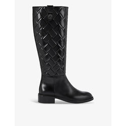 Kurt Geiger London Kensington quilted leather knee-high boots | Kurt Geiger London