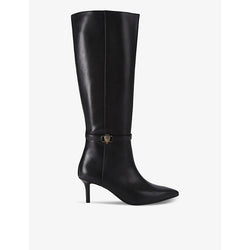 Kurt Geiger London Kensington Flexi leather heeled knee-high boots