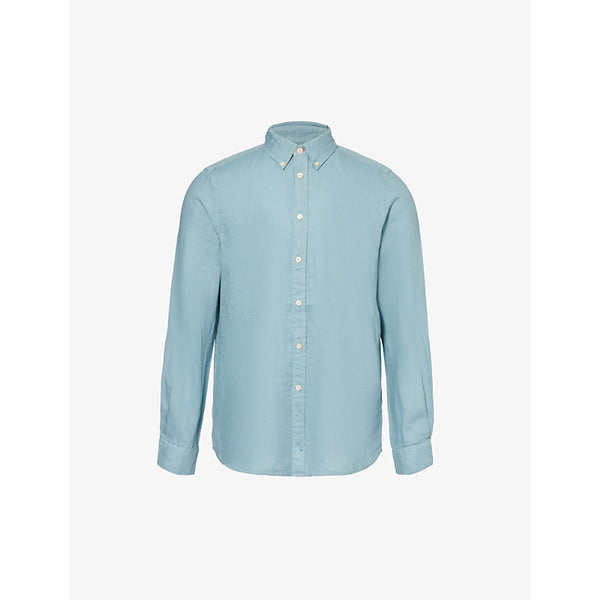  Ps By Paul Smith Button-down collar linen shirt