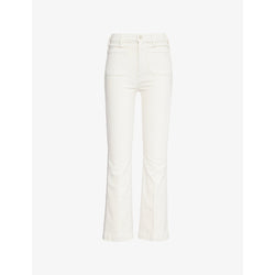  Mother Hustler Flood straight-leg mid-rise jeans