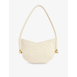  Bottega Veneta Knot leather shoulder bag