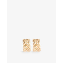 Womens Bottega Veneta Chain 18ct yellow gold-plated 925 sterling silver earrings