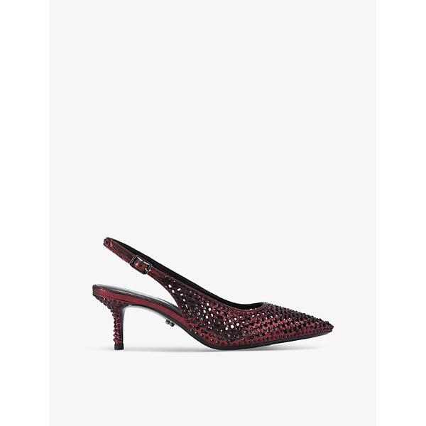 Carvela Laser crystal-embellishment slingback heels | Carvela