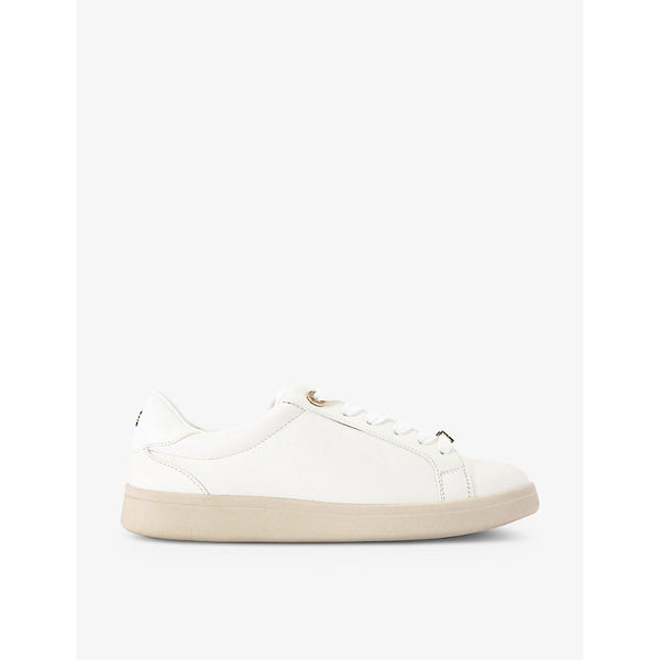 Kg Kurt Geiger Eliza brand-plaque faux-leather low-top trainers