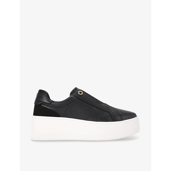 Kg Kurt Geiger Leader laceless faux-leather platform trainers