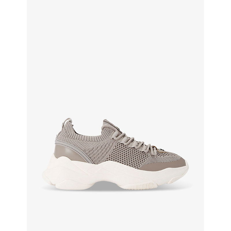 Kg Kurt Geiger Lively knitted mesh low-top trainers