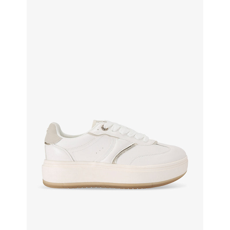 Kg Kurt Geiger Kick chunky-sole woven low-top trainers | Kg Kurt Geiger