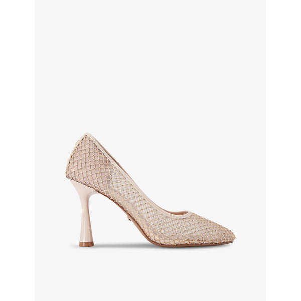 Kg Kurt Geiger Anya crystal-embellished heeled mesh courts