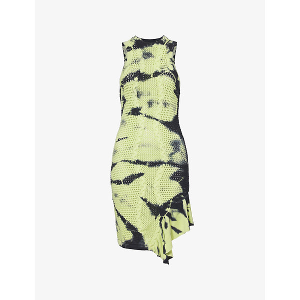 Daily Paper Xois abstract-pattern cotton-blend midi dress | DAILY PAPER