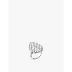 Boucheron Serpent Bohème 18ct white-gold and 3.58ct brilliant-cut diamond ring