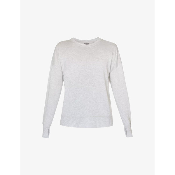  Sweaty Betty After Class long-sleeve organic-cotton sweatshirt