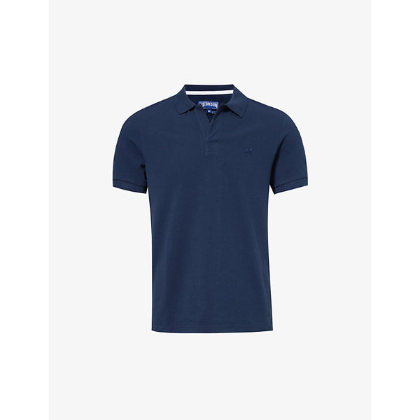  Vilebrequin Palatin logo-embroidered cotton polo shirt