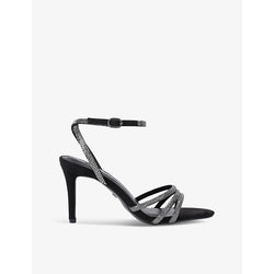 Kg Kurt Geiger Fancy rhinestone-embellished woven heeled sandals | Kg Kurt Geiger