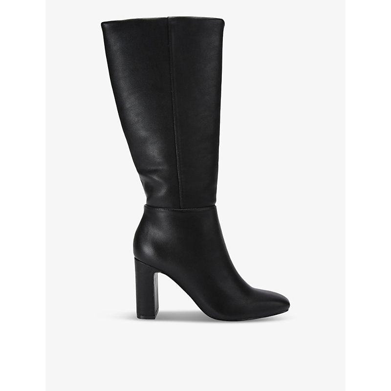 Kg Kurt Geiger Titan heeled faux-leather knee-high boots | Kg Kurt Geiger