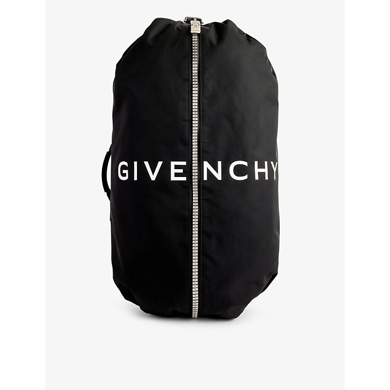 Givenchy G-Zip adjustable-strap woven-blend backpack | Givenchy