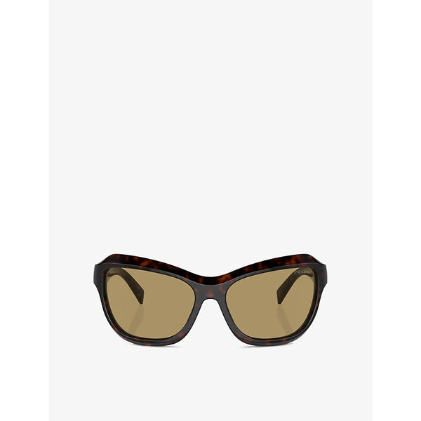 Prada PR A27S butterfly-frame acetate sunglasses