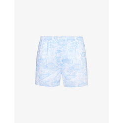  Derek Rose Ledbury graphic-print cotton boxer shorts