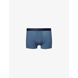  Derek Rose Geometric mid-rise stretch-cotton boxer briefs