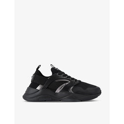 Kurt Geiger London Richmond wave leather and mesh low-top trainers