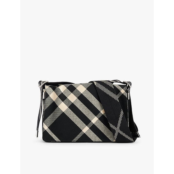  Burberry Trench checked canvas cross-body bag