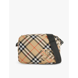 Burberry Essential checked woven cross-body bag | Burberry