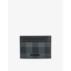 Burberry Checked coated-canvas cardholder | Burberry