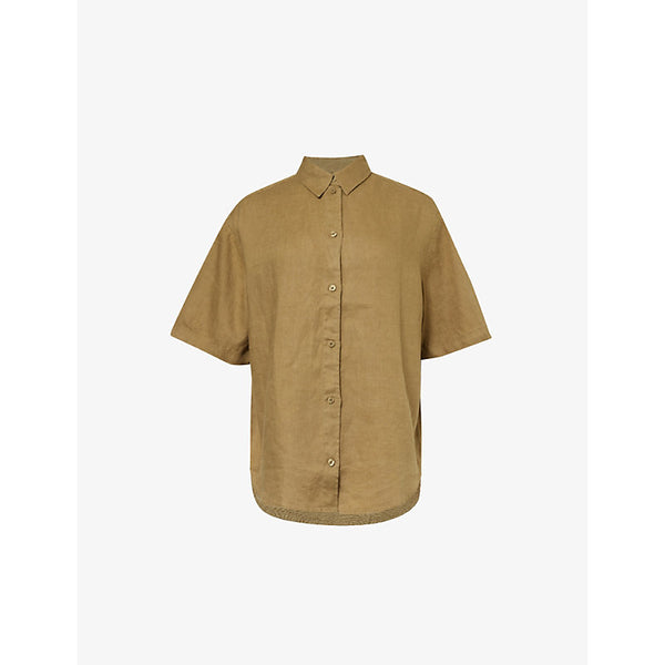  Samsoe Samsoe Salarika oversized-fit linen shirt