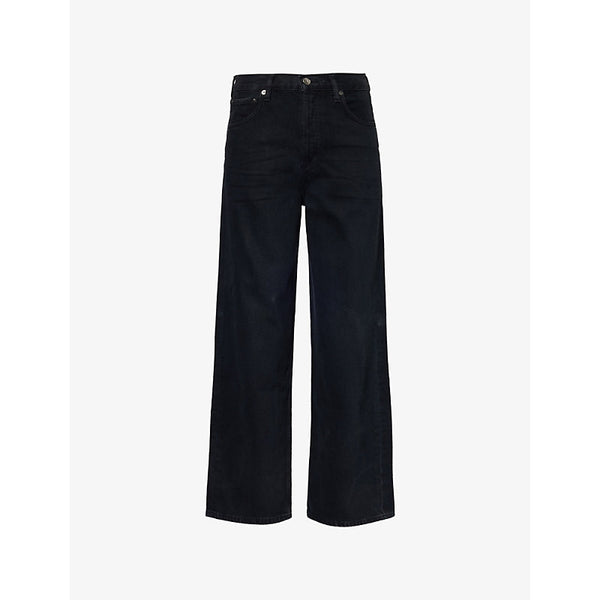 Agolde Ren wide-leg high-rise organic-cotton denim jeans