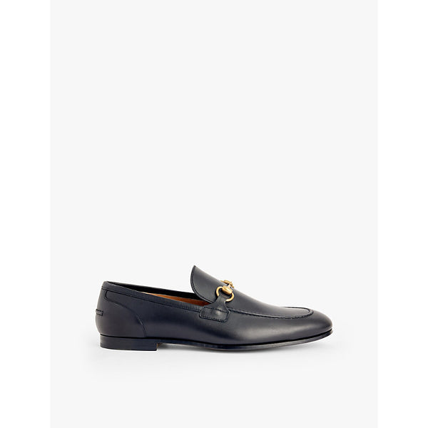 Gucci Jordaan horsebit-embellished leather loafers