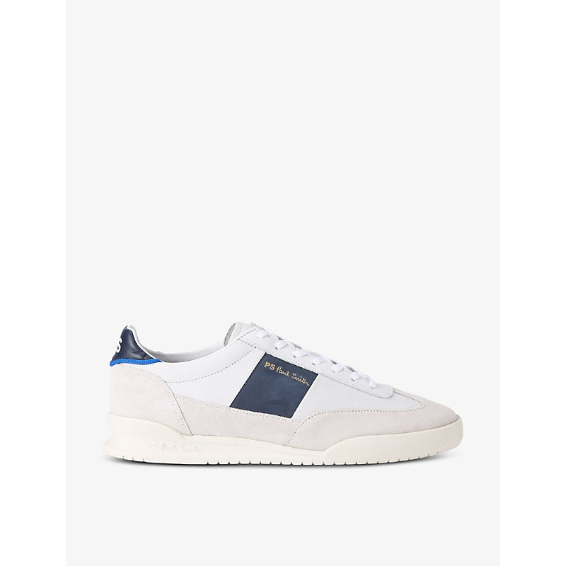 Paul Smith Dover brand-print leather low-top trainers