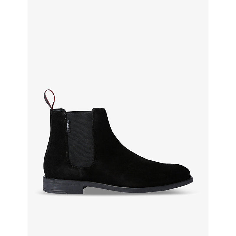 Paul Smith Cedric panelled suede Chelsea boots