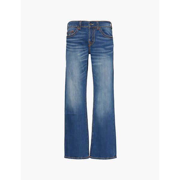  True Religion Billy Big brand-patch straight-leg relaxed-fit stretch-denim jeans