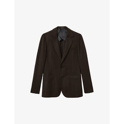  Reiss Attire slim-fit single-breasted wool-blend blazer